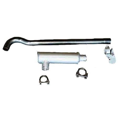 Aic Replacement Parts Exhaust Muffler & Pipe Kit Fits Oliver Tractor Super 55 550 161386A-PIPE-KIT
